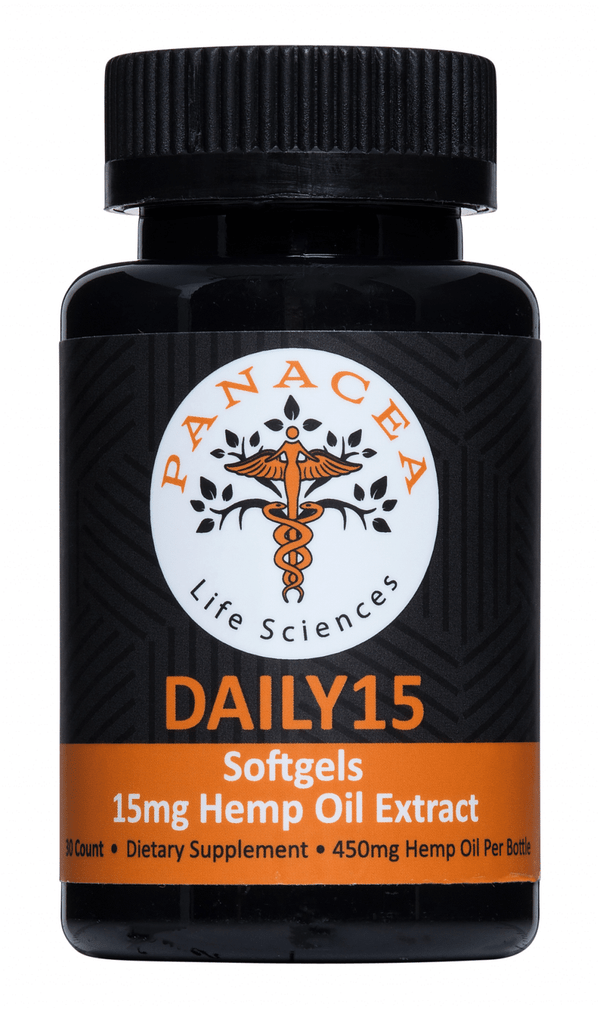 Panacea Life Sciences DAILY CBD Softgels 10mg Full Spectrum Hemp Oil