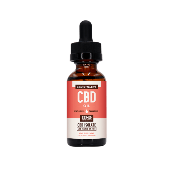 CBDistillery Broad Spectrum (NO THC) CBD Oil Tincture 500mg