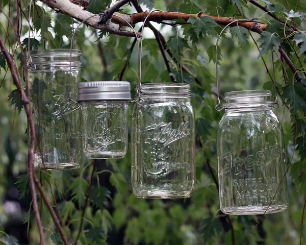 Stainless Steel Wire Handles for Mason Jars  SET OF 3