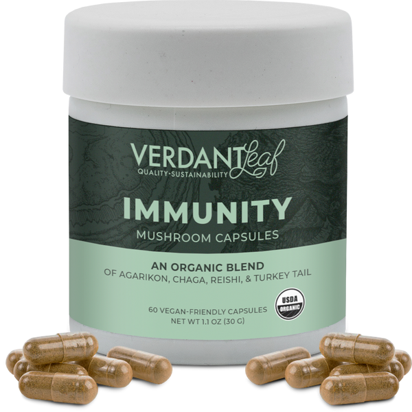 Verdant Leaf Capsules Mushroom Blends Immunity