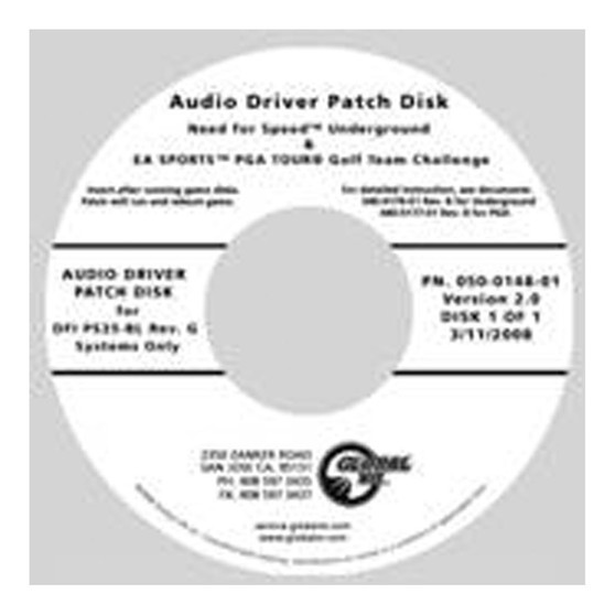 Audio Patch Disk Version 2.0, NFSU & PGATC,FOR DFI PS35-BL,REV. G (050-0148-01)