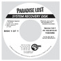 System Recovery Disk, Paradise Lost, Version 3.01 (050-0170-01)