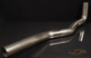EVO 7/8/9 stainless steel 3" mandrel bent downpipe tube.
