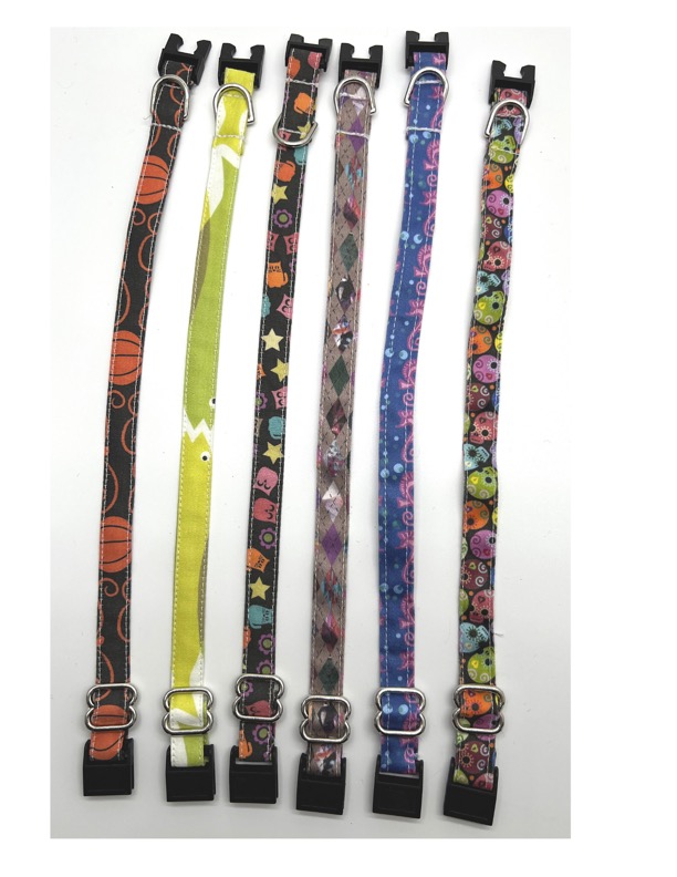 Organic Cotton Adult Cat Collar with Breakaway Buckle Natural