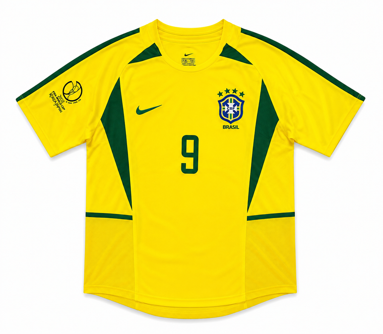 Ronaldo - Brazil 2002 Home Jersey