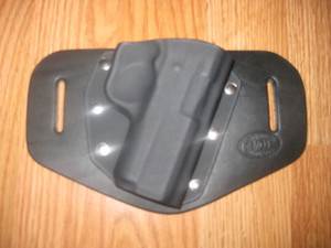 KAHR OWB standard hybrid leather\Kydex Holster (fixed retention)