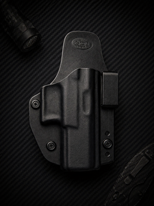 BERETTA AIWB Kydex/Leather Hybrid Holster small print with adjustable retention