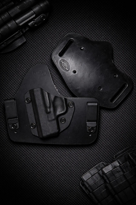 HONOR DEFENSE IWB/OWB standard hybrid leather\Kydex Holster (Adjustable retention)