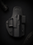 Glock AIWB Kydex/Leather Hybrid Holster small print with adjustable retention