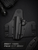 AREX IWB SOBR (small of the Back) hybrid Leather\Kydex Holster (fixed retention)