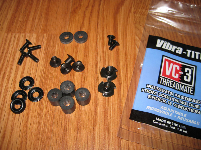Adjustable IWB retention holster complete hardware replacement kit