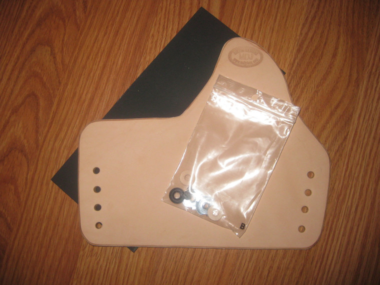 IWB (mold your own cup) Kydex/Leather Hybrid Holster KIT