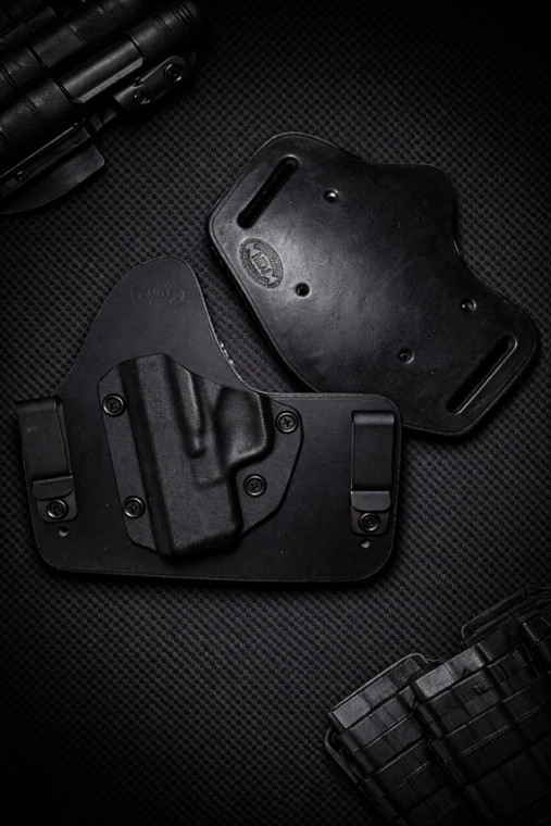 EAA IWB/OWB combo Kydex/Leather Hybrid Holster with adjustable retention