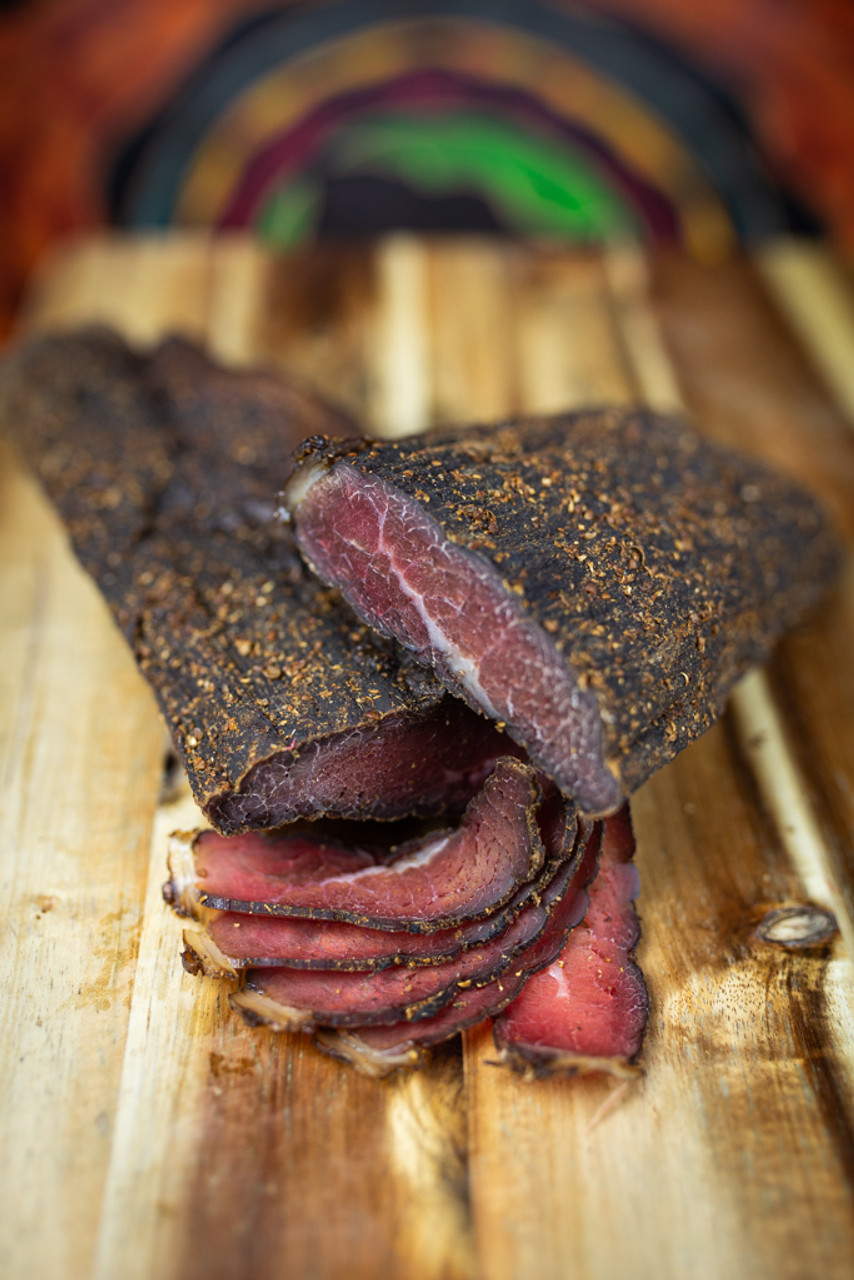 Beef Biltong Slab - Smoked Chili Pepper – TX Biltong