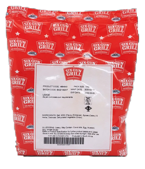 Six Gun Grill Seasoning 1kg