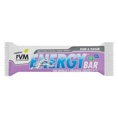 PVM Energy Bar Rum & Raisin 45g