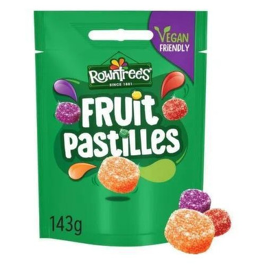 Rowntrees Fruit Pastilles Vegan Friendly 143g