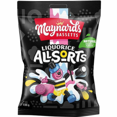 Maynards Bassetts Liquorice AllSorts 130g