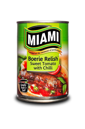 Miami Boerie Relish Sweet Tomato with Chilli 450g
