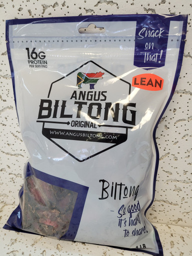 Biltong Lean and More Dry (Sliced)