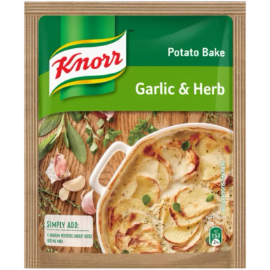 Knorr Garlic & Herb Potato Bake 43g