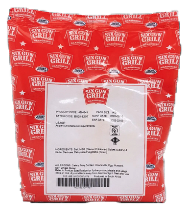 Six Gun Grill Seasoning 1kg