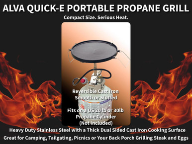 Alva - Life's A Gas - Quick-e Grill / Cooker / Braai - Shipping included in the continental U.S.