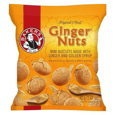 Bakers Ginger Nuts Mini 40g