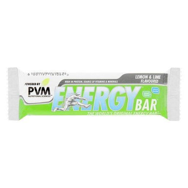 PVM Energy Bar Lemon & Lime 45g