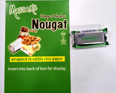 Massam's Honey Cashew Nougat 25g