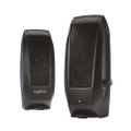 Logitech 980-000012 S120 Wired 3.5mm/2.3 Watts/2.0 Channel Speaker System (Black)