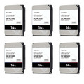 HGST Ultrastar 14TB  DC HC530 7200RPM SATA III 3.5" Internal HDD WUH721414ALE6L4 (Pack of 6)