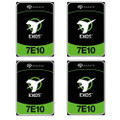 Seagate ST8000NM017B Exos 7E10 8 TB SATA III Internal Hard Drive (Pack of 4)