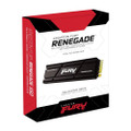 Kingston SFYRSK/1000G Fury Renegade 1TB PCIe Gen 4 NVMe M.2 Internal Gaming SSD with Heat Sink|PS5 Ready|Up to 7300MB/s