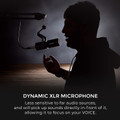 AVerMedia Live Streamer MIC 330 Creators Cardioid Dynamic XLR Microphone w/ Microphone Stand Adjustable Suspension Boom Arm