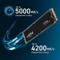 Crucial P3 Plus 2TB PCIe Gen4 3D NAND NVMe M.2 SSD up to 5000MB/s Solid State Drive CT2000P3PSSD8