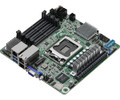 AsRock Rack Mini-ITX Server Motherboard Single Socket H5 (LGA1200) Intel Xeon E-2300 and 10th Gen Pentium Series C256 Dual 10GbE (E3C256D4I-2T)