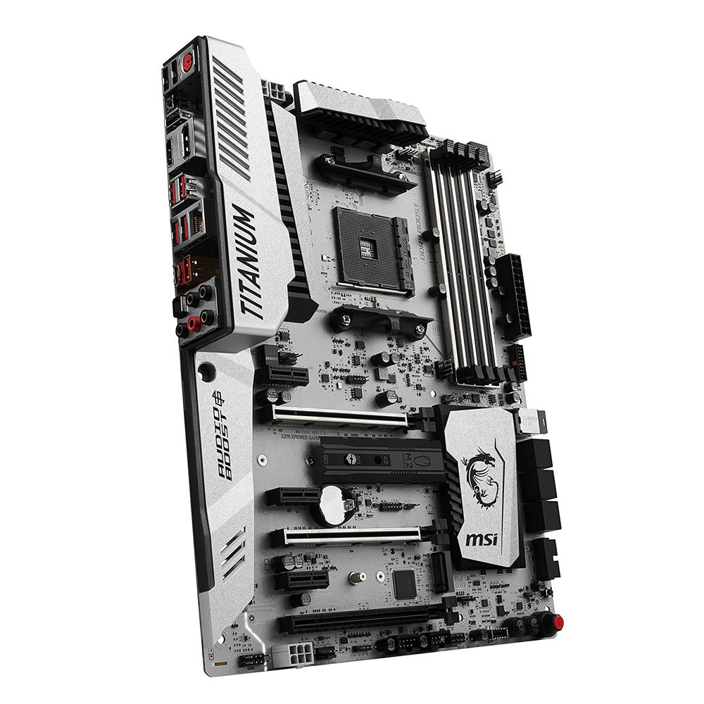 MSI X370 XPOWER GAMING TITANIUM Amd Ryzen X370 DDR4 ATX Motherboard