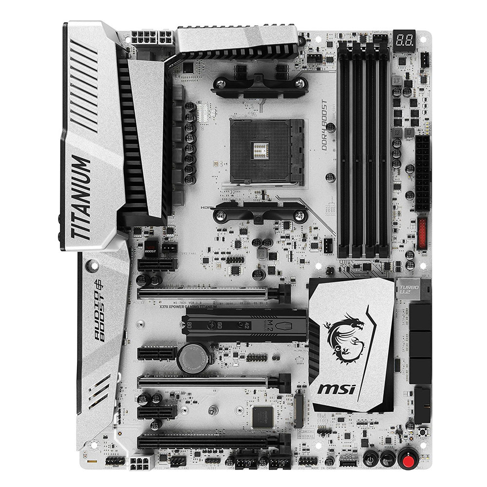 MSI X370 XPOWER GAMING TITANIUM Amd Ryzen X370 DDR4 ATX Motherboard