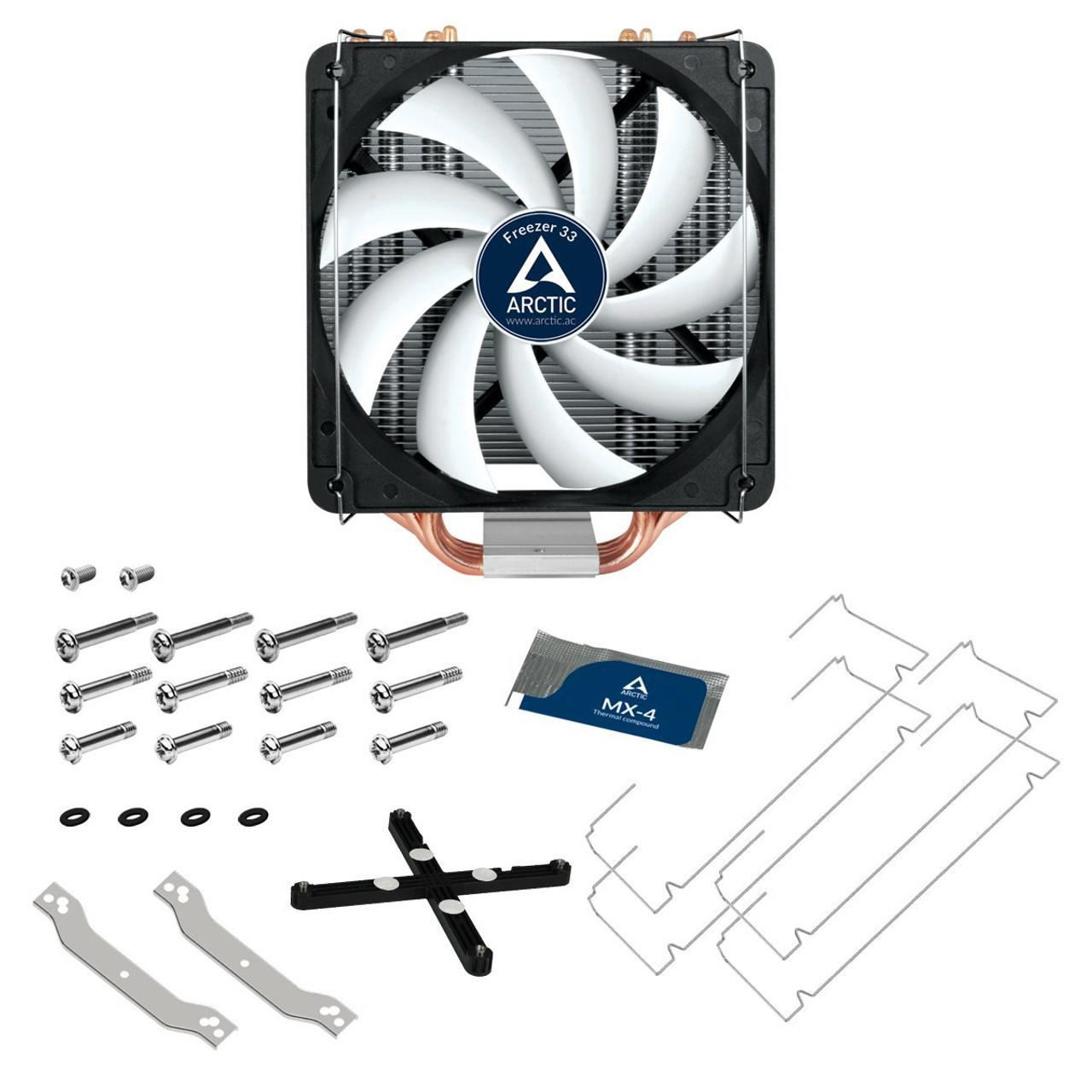 ARCTIC COOLING Freezer 33 120mm Fluid Dynamic Semi Passive Tower CPU Cooler