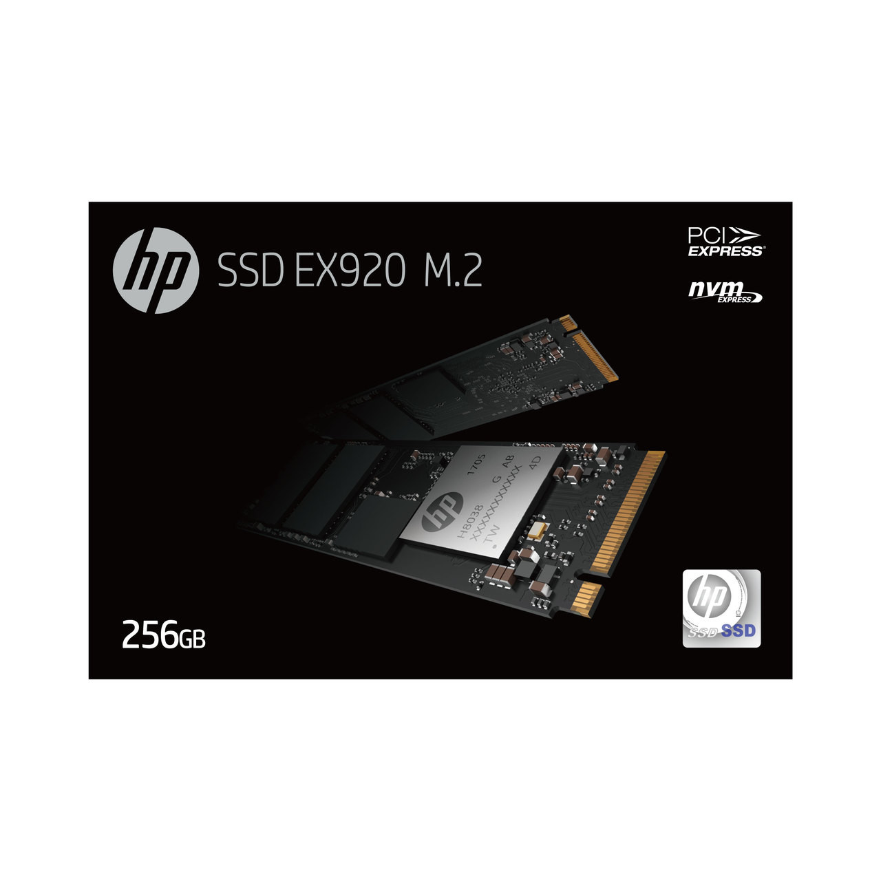 HP 2YY45AA#ABC EX920 M.2 256GB PCIe 3.0 x4 NVMe 3D TLC NAND Internal Solid State Drive (SSD)