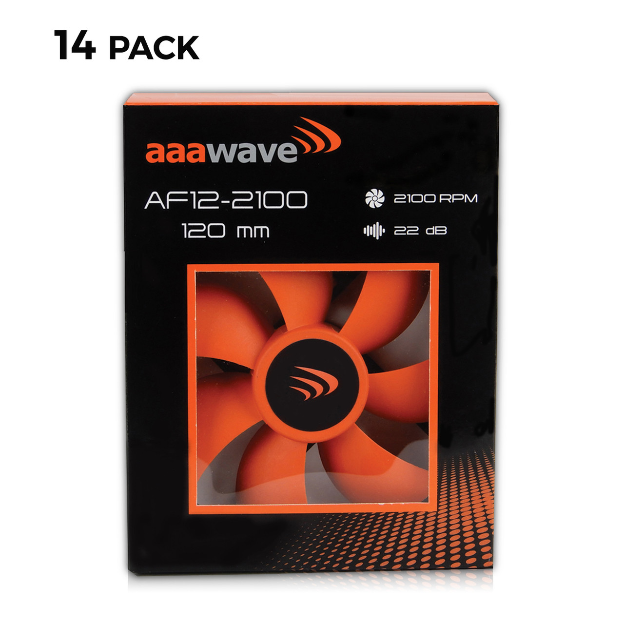 Set of 14 - AAAwave 120mm Double ball bearing Silent Cooling Fan, CPU  Cooler, Water-Cooling Radiator and Case