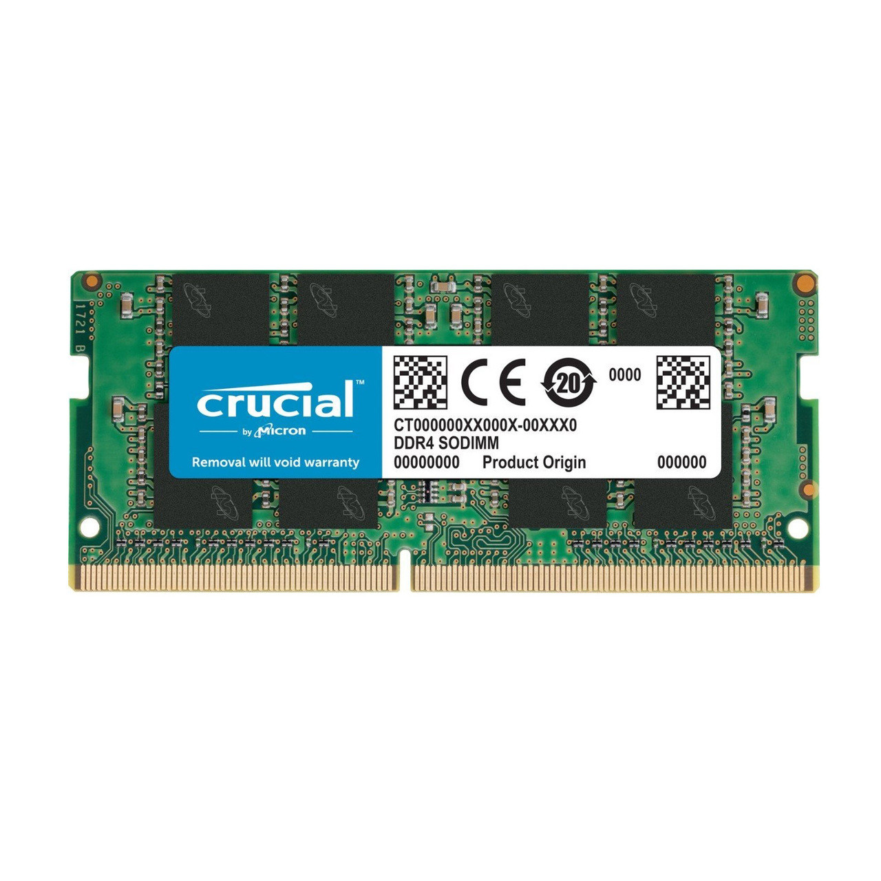 Crucial CT16G4SFD824A 16GB Single DDR4 2400 MT/s (PC4-19200) DR x8