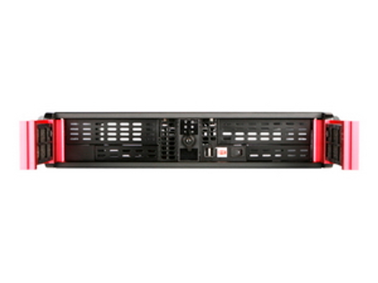 iStarUSA D-200SE-RD KIT- 2U Compact Stylish Rackmount Chassis Red