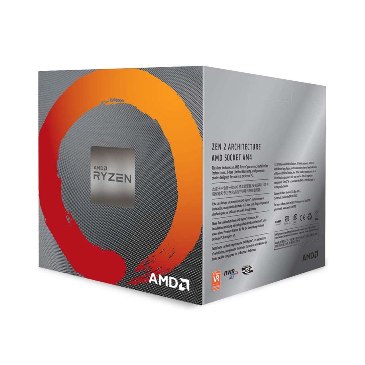 AMD 100 100000025BOX Ryzen 7 3800X 8 Core 3.9 GHz Unlocked Desktop