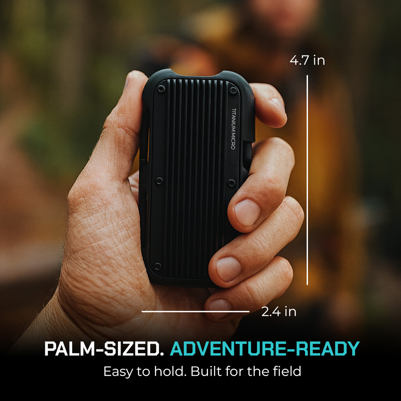 Titanium Micro Mercury 1TB External SSD Up to 1000MB/S NVMe USB 3.1 IP66 for PC Mac Android and Game Console MCRSSD1TB