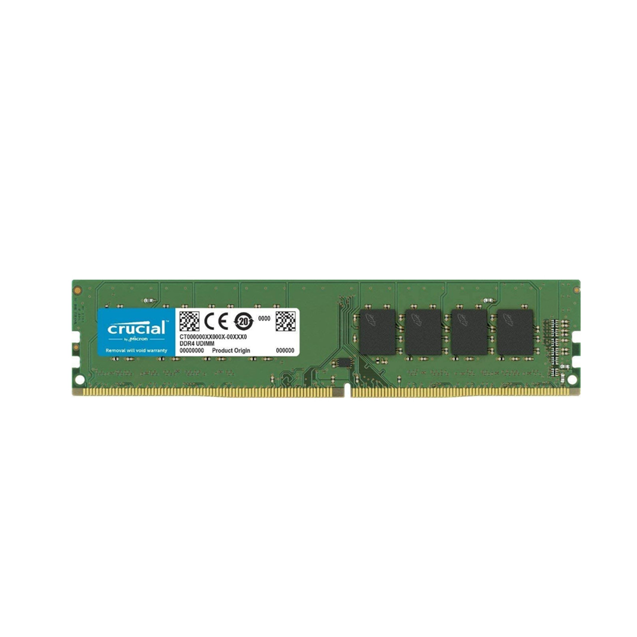 Crucial CT8G4DFS8266 Single 8GB DDR4 2666 MT/s (PC4-21300) UDIMM 288-Pin  non-ECC Unbuffered Memory