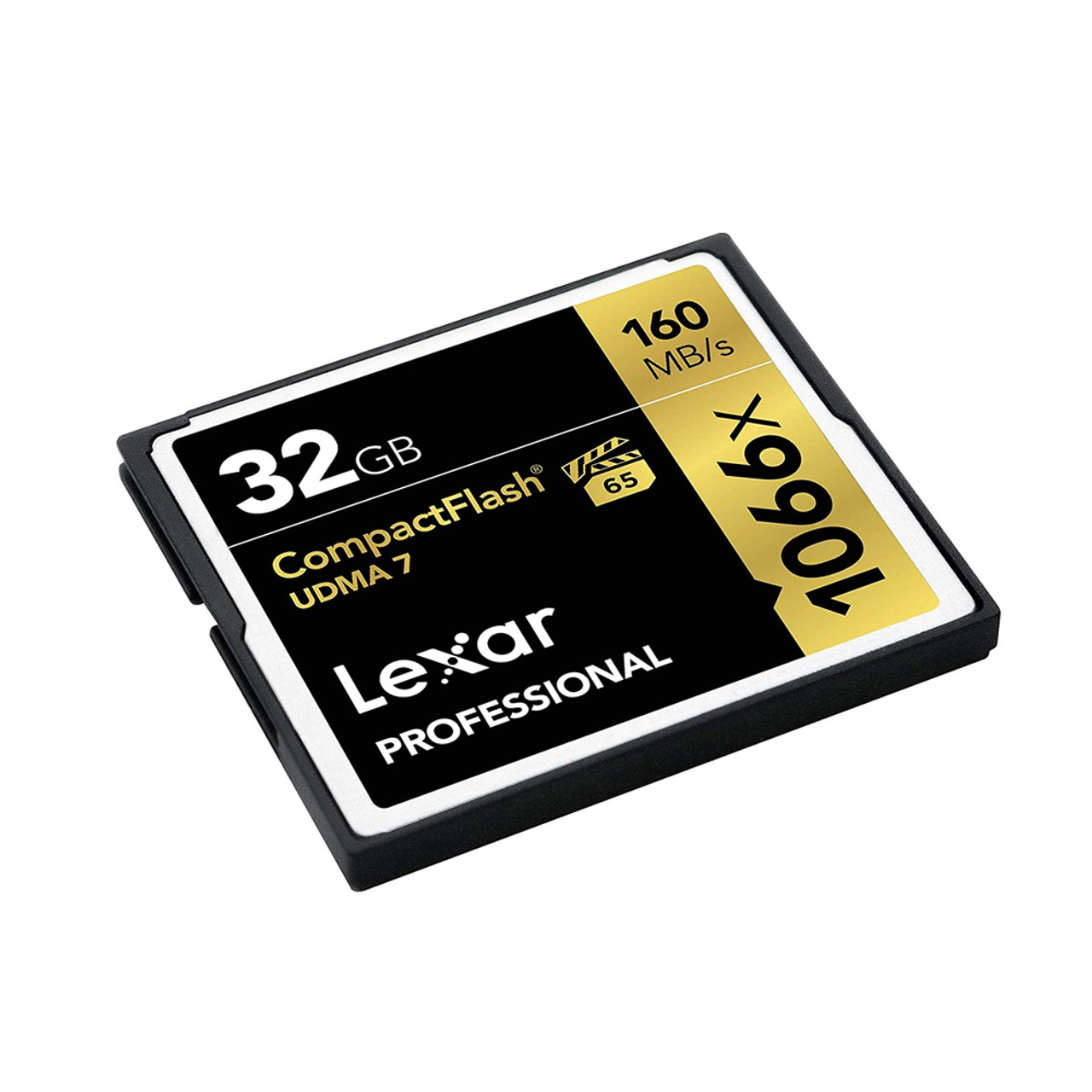 Lexar LCF32GCRBNA1066 Professional 1066x 32GB VPG-65 CompactFlash Memory Card