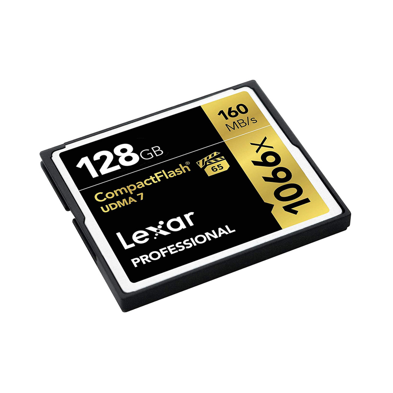 Lexar LCF128CRBNA1066 Professional 1066x 128GB VPG-65 CompactFlash Memory Card