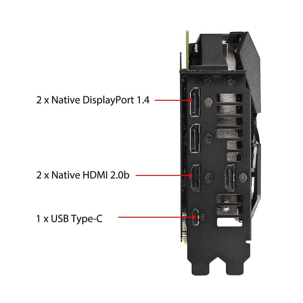 Asus ROG-STRIX-RTX2060S-A8G-EVO-GAMING ROG Strix GeForce RTX 2060 Super EVO 8G GDDR6 Graphics Card